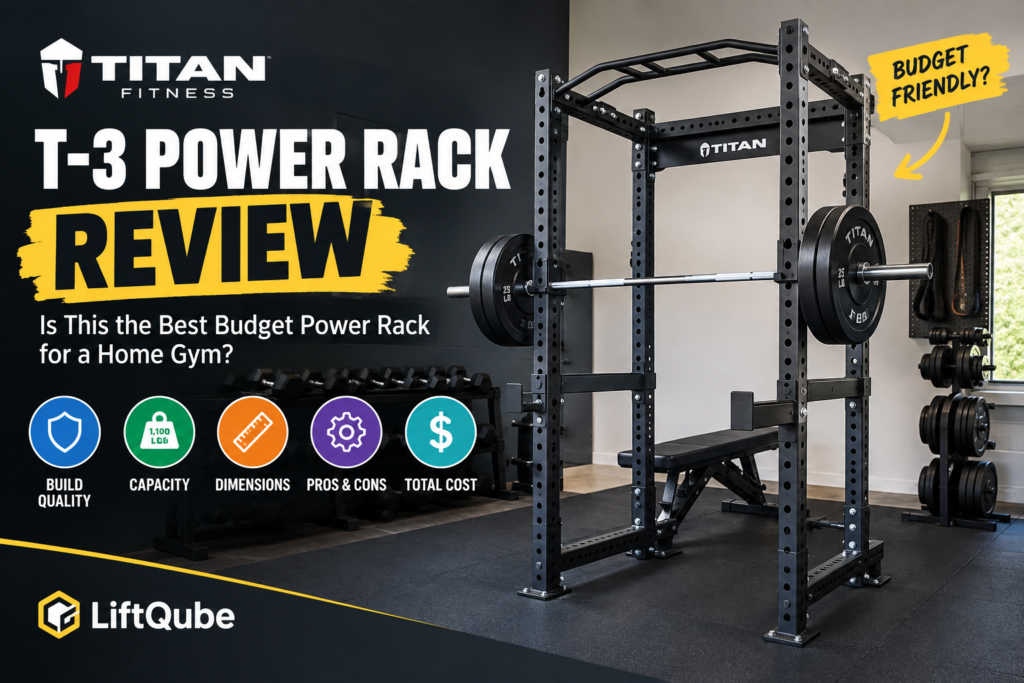 Titan T-3 Power Rack review 2026 – budget power rack for home gym